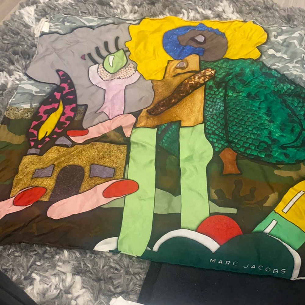 Marc Jacob 100% Silk Scarf